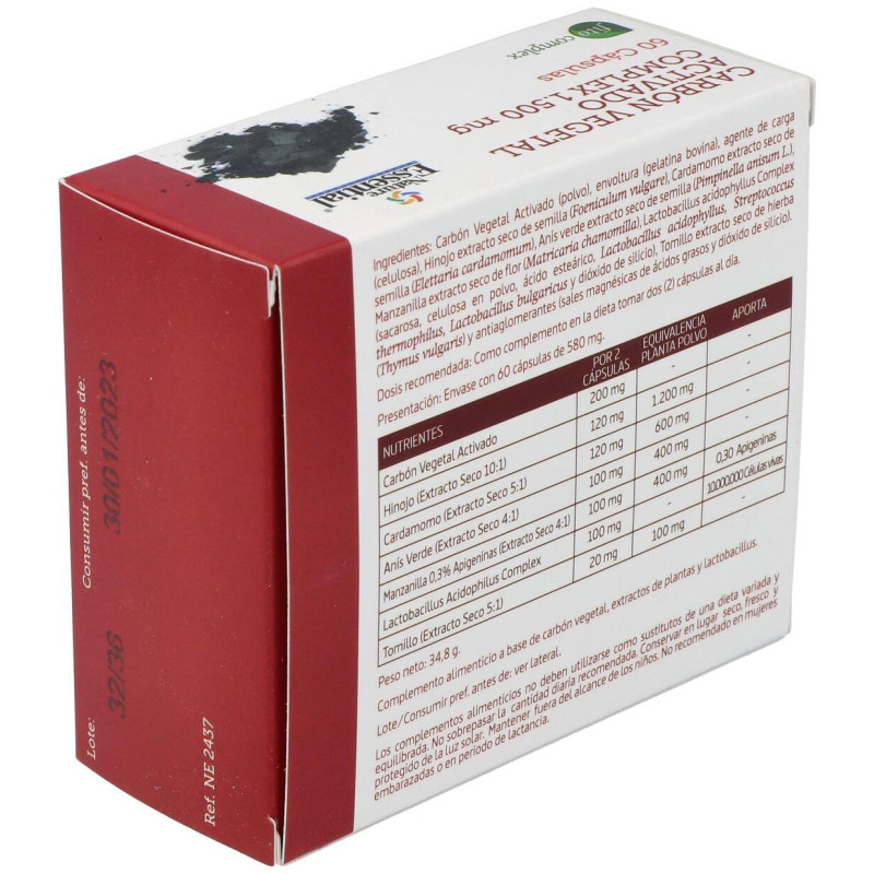 Carbon Vegetal Activo Complex 60Cap.