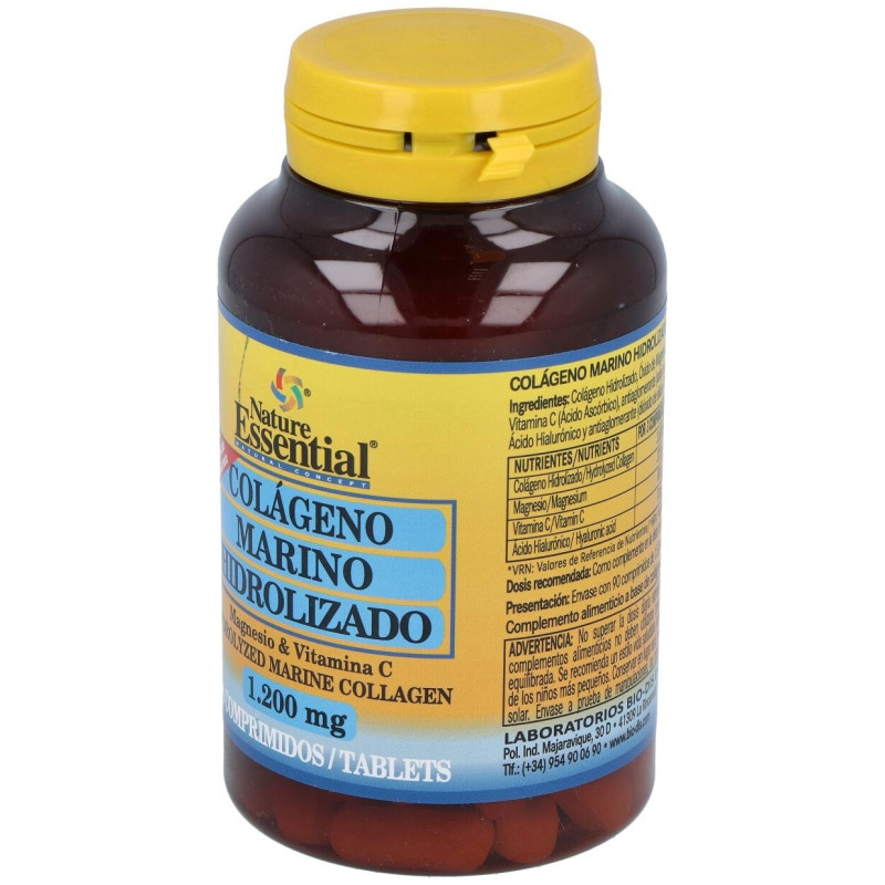Nature Essential Colágeno Marino Hidrolizado 1200Mg 90 Comprimidos