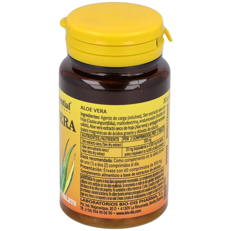 Aloe Vera 2000mg. con Sen 60comp - Nature Essential