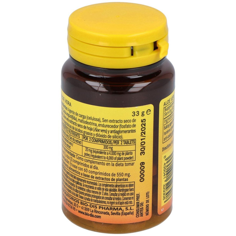 Aloe Vera 2000mg. con Sen 60comp - Nature Essential