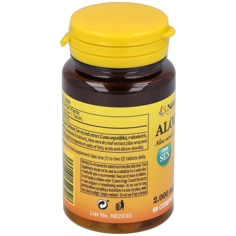 Aloe Vera 2000mg. con Sen 60comp - Nature Essential