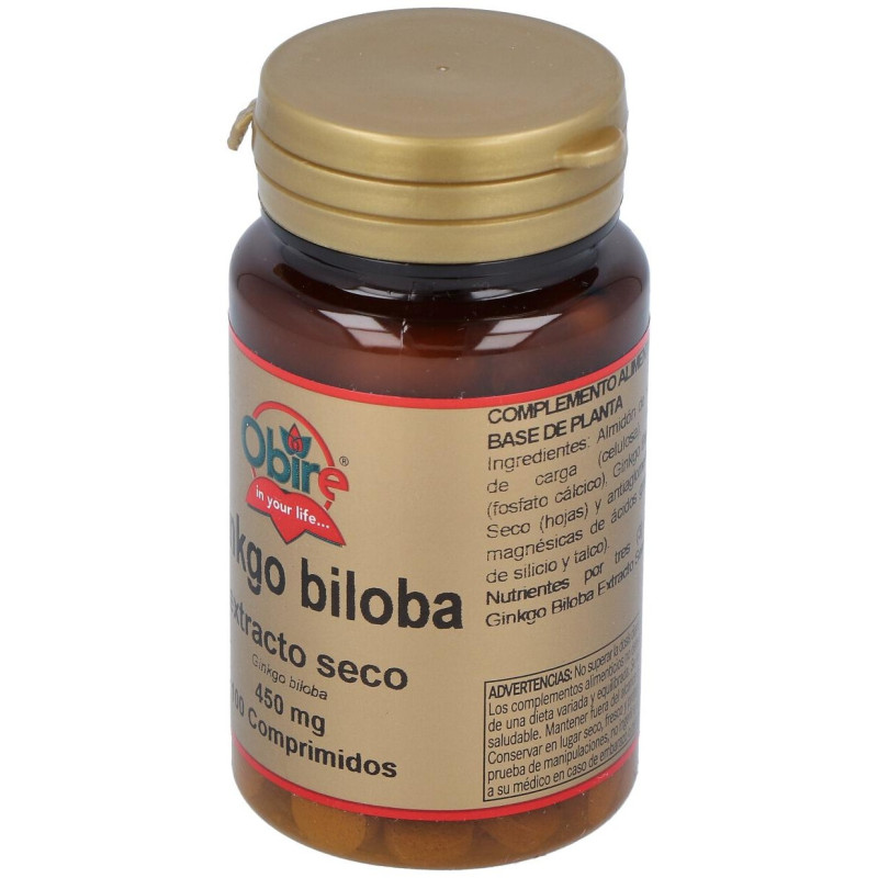 Ginkgo Biloba 500mg 100comp - Obire