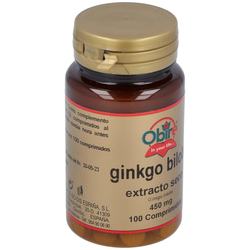 Ginkgo Biloba 500mg 100comp - Obire