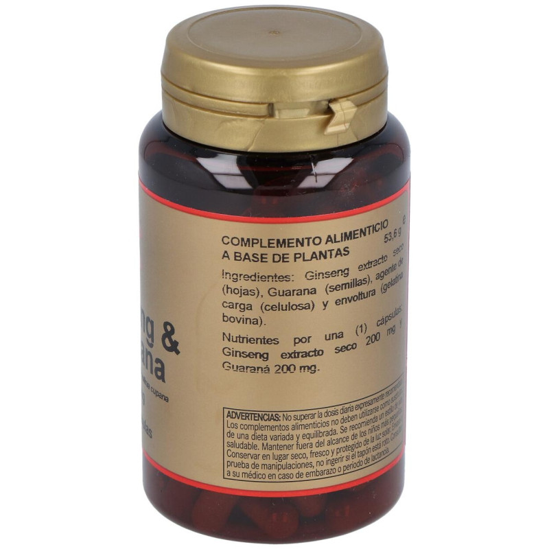 Ginseng y Guaraná 90cáps - Obire