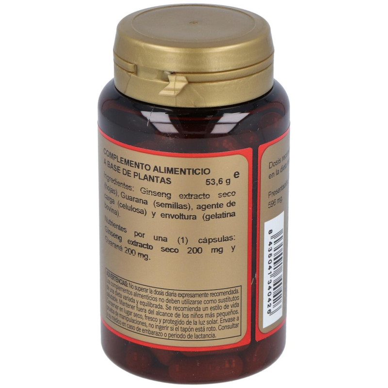Ginseng y Guaraná 90cáps - Obire