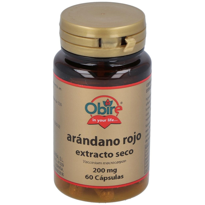Arandano Rojo 5000mg. (ext. Seco 200mg.) 60cap - Obire
