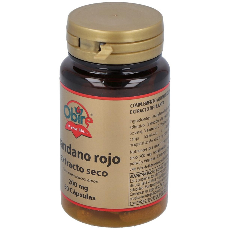 Arandano Rojo 5000mg. (ext. Seco 200mg.) 60cap - Obire