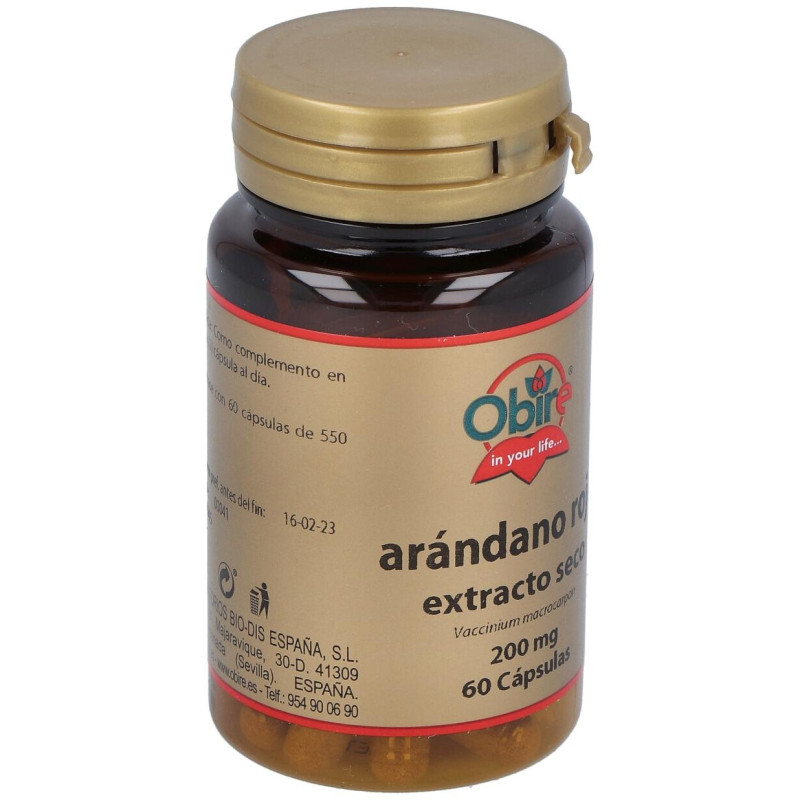 Arandano Rojo 5000mg. (ext. Seco 200mg.) 60cap - Obire
