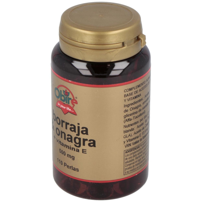 Obire Borraja Y Onagra + Vitamina E 500Mg 110Caps