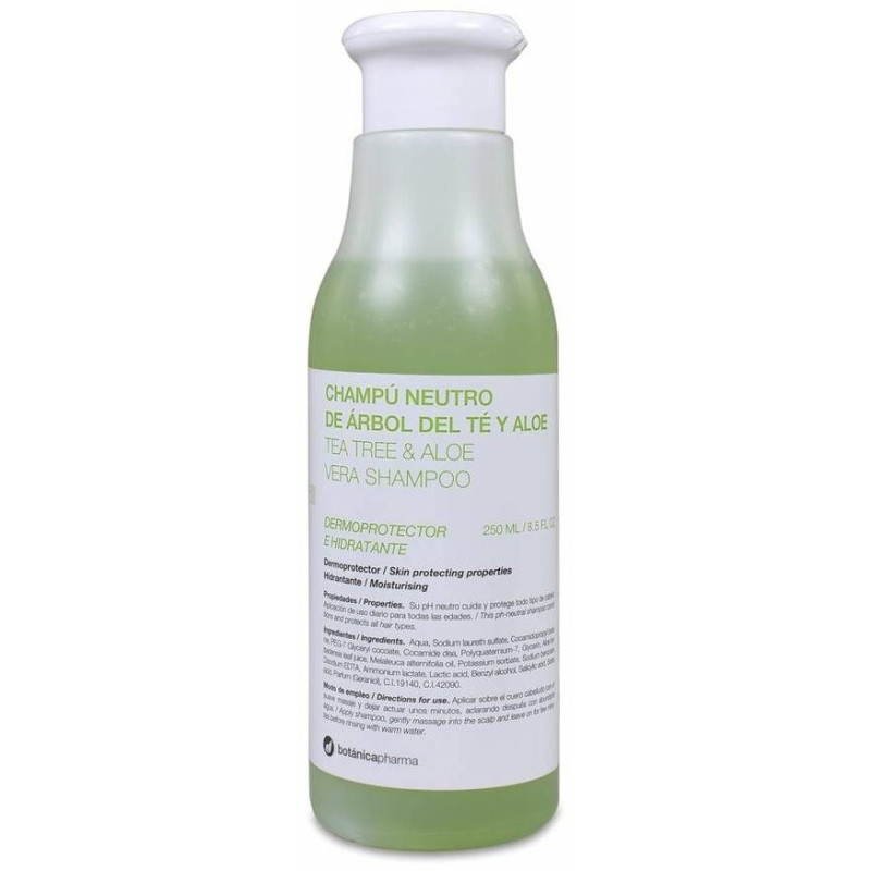 Botánicapharma Champú Aloe Vera y Árbol del Té, 250 ml - Botanicapharma