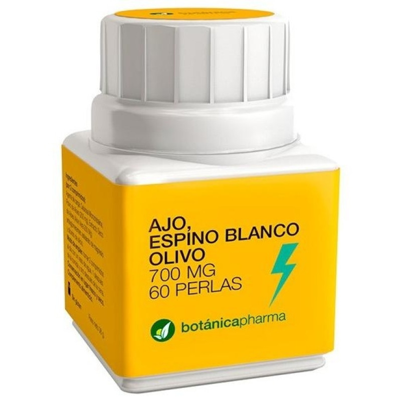 Botanicapharma Ajo Espin Blanco+ Olivo 700 mg 60 Perlas - Ajo