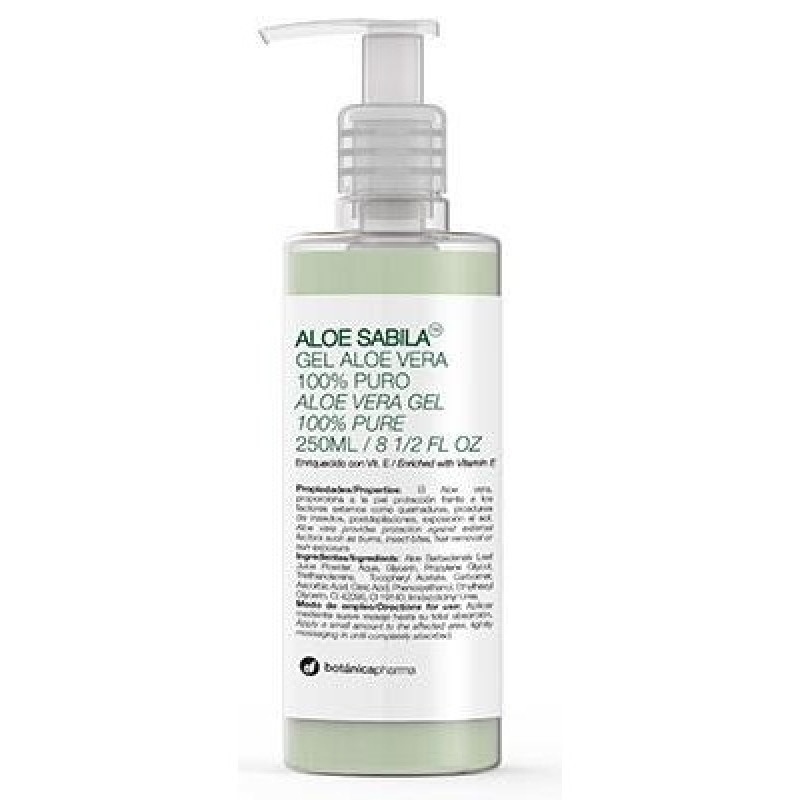 Botanica Pharma Sabila Gel Aloe Vera 100% Puro 250ml - Botanicapharma