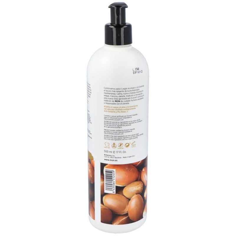 Mon Leche Corporal Argán y Lavanda Eco 500ml - Mon Deconatur