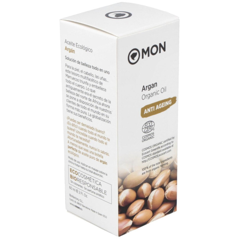 Aceite de Argan Eco 100% Puro 60ml - Mon Deconatur