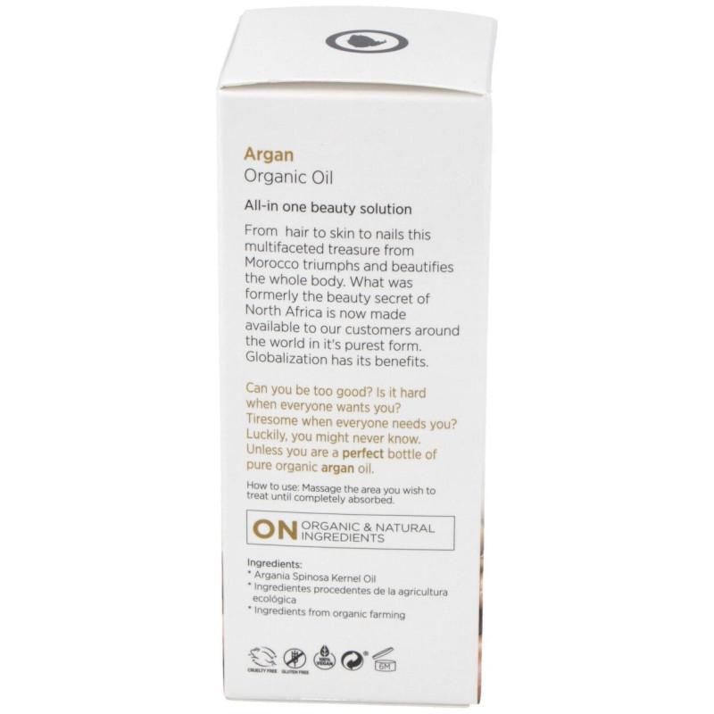 Aceite de Argan Eco 100% Puro 60ml - Mon Deconatur