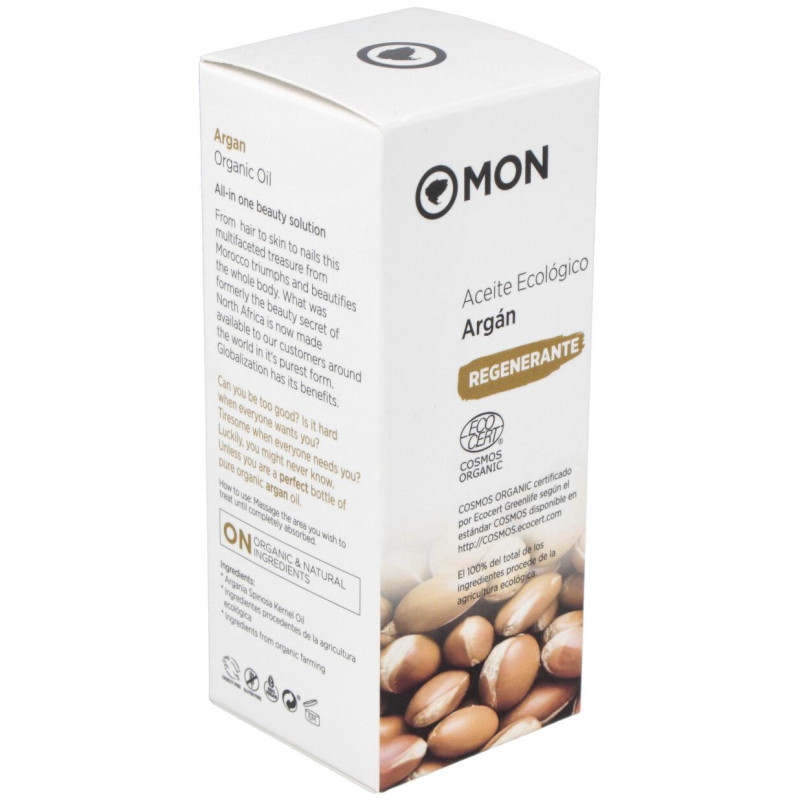 Aceite de Argan Eco 100% Puro 60ml - Mon Deconatur