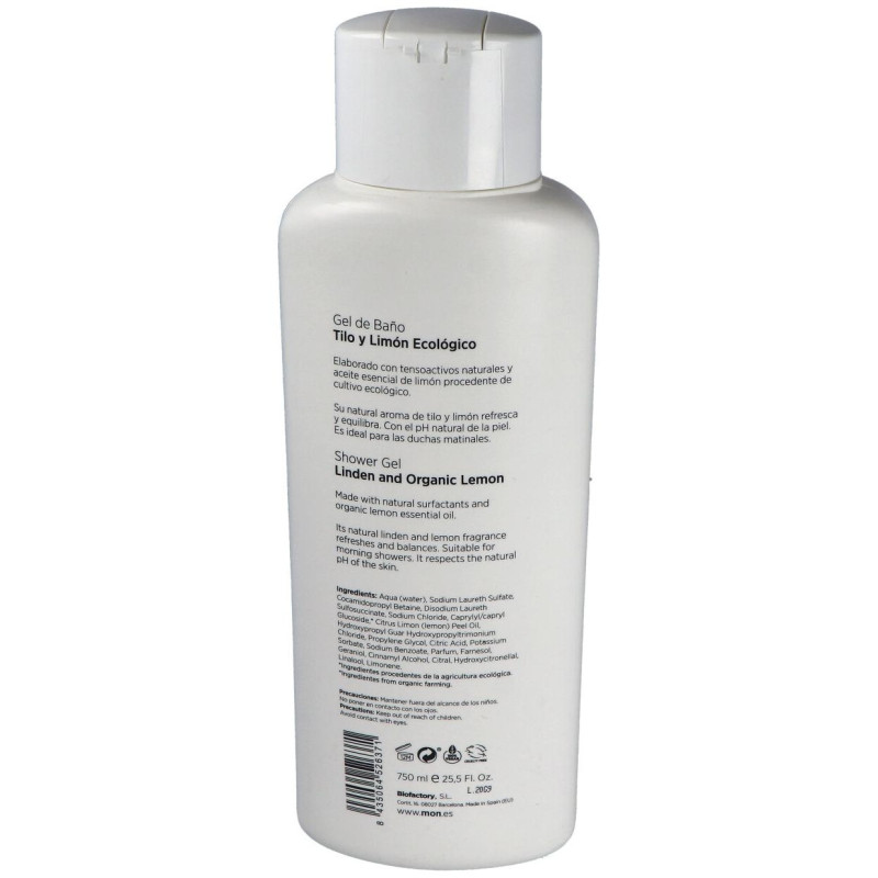 Gel de Baño de Tilo y Limon 750ml - Mon Deconatur