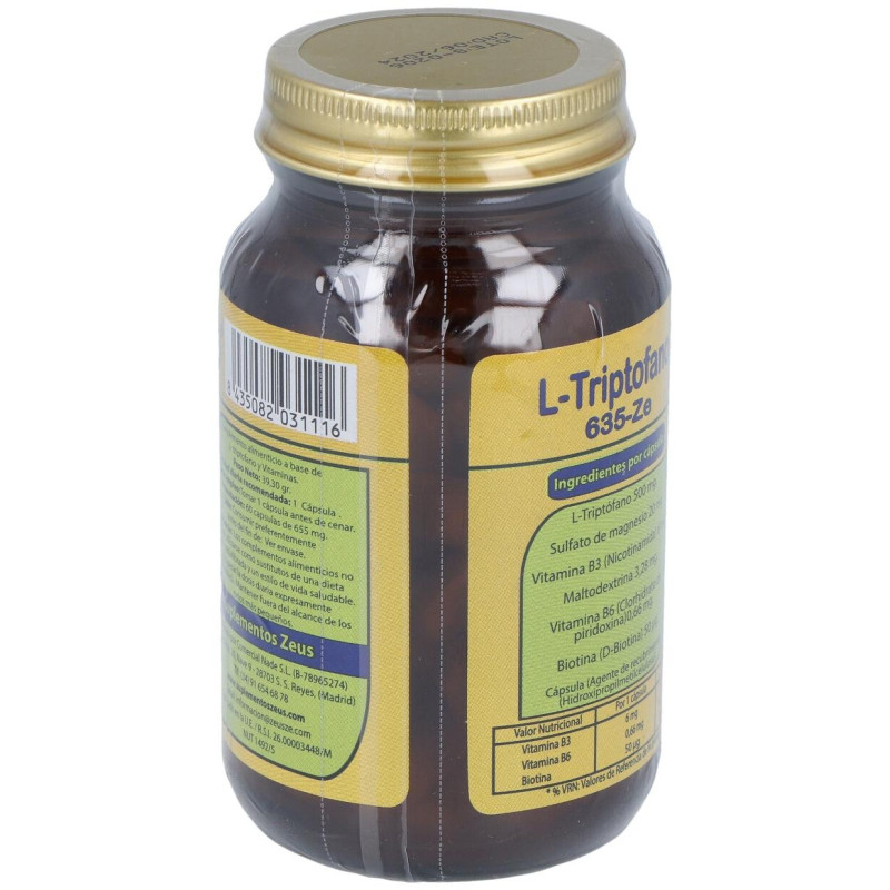Zeus L-Triptófano 60Cáps