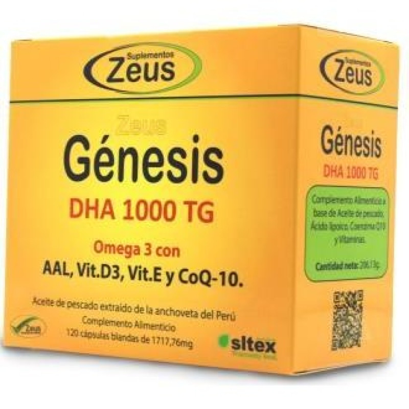 Genesis Dha Tg 1000 Omega 3 120cap. 2 - Zeus