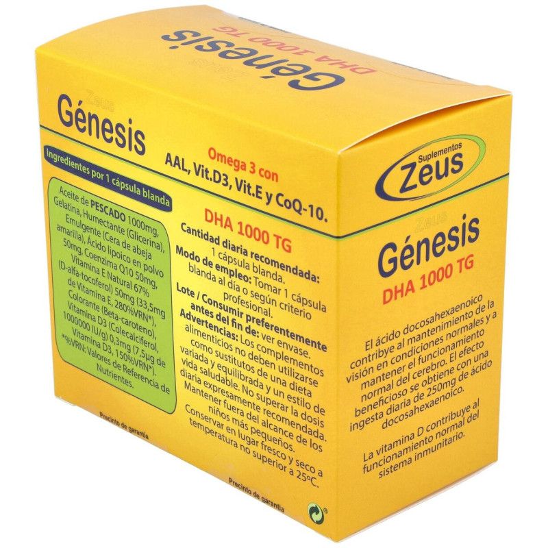 Genesis Dha Tg 1000 Omega 3 120cap. 2 - Zeus