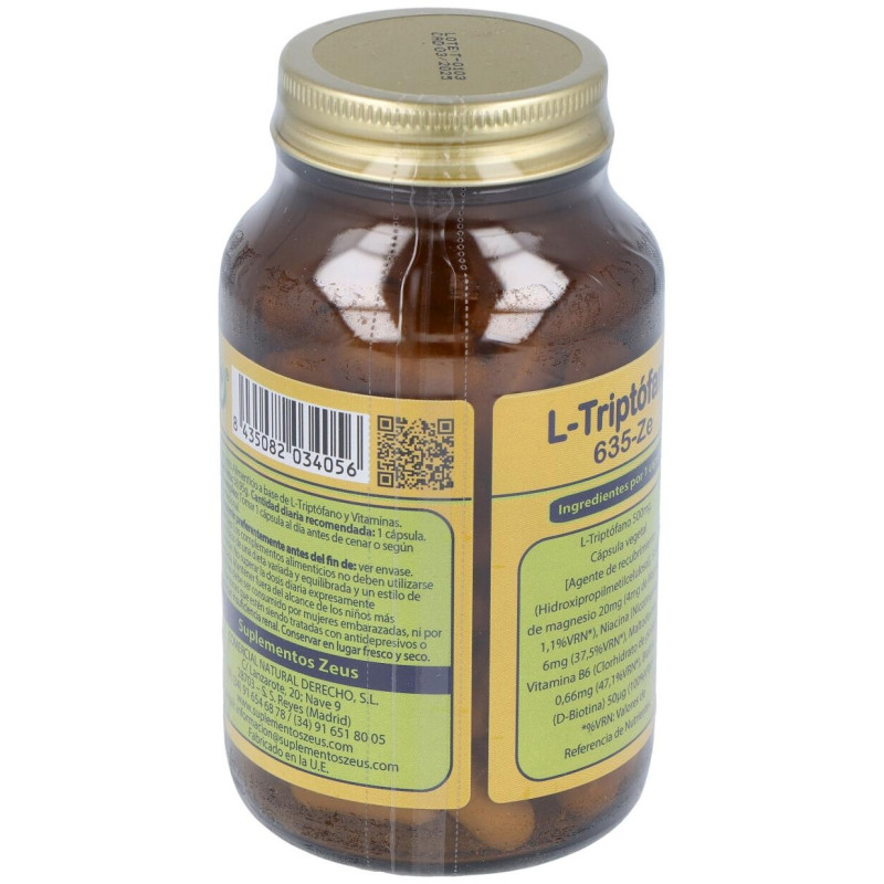 L - Triptofano - Ze 90cap - Zeus
