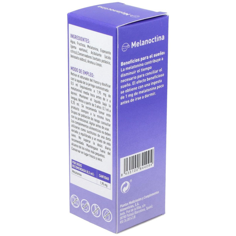 Melanoctina ¡a Dormir en Un Plis! 50ml - Plameca