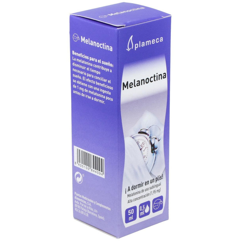 Melanoctina ¡a Dormir en Un Plis! 50ml - Plameca