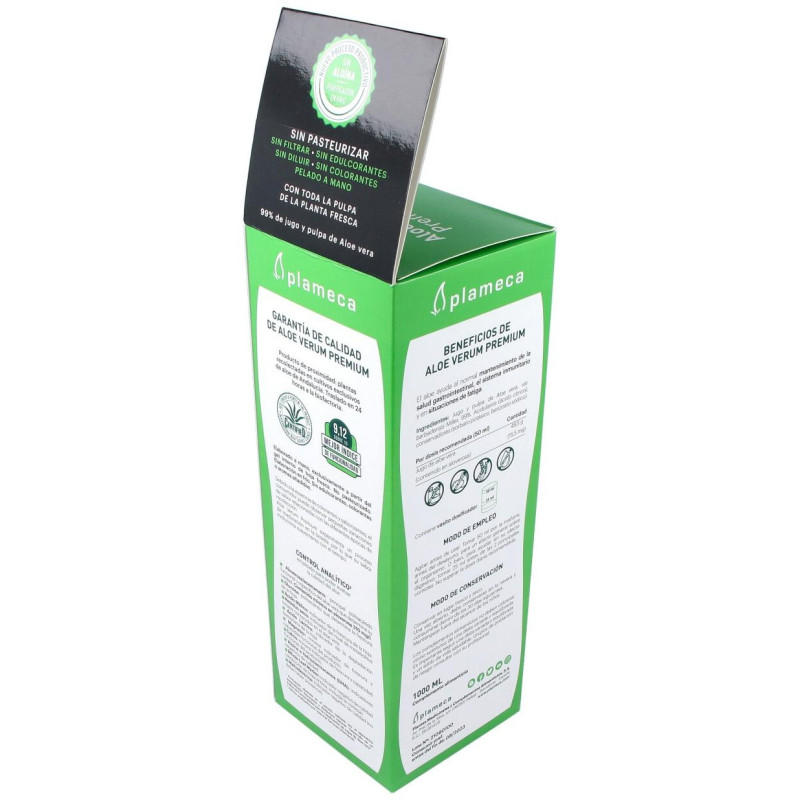 Aloe Verum Premium sin Aloina 1litro - Plameca