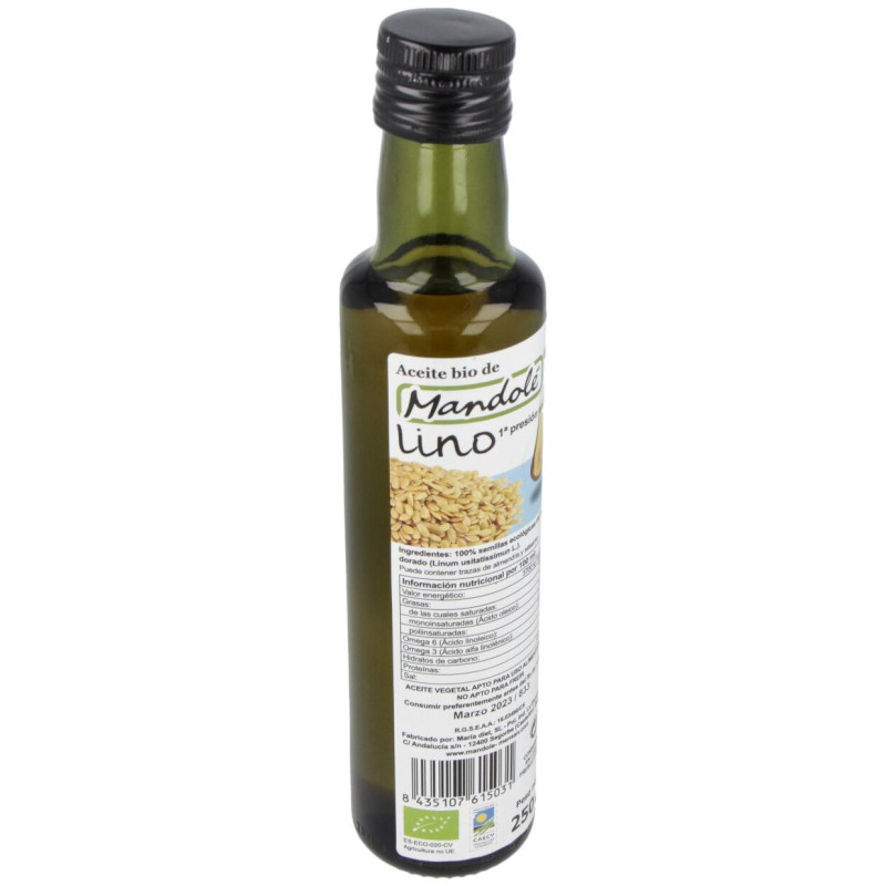 Mandolé Aceite de Lino Bio 250ml - Mandole