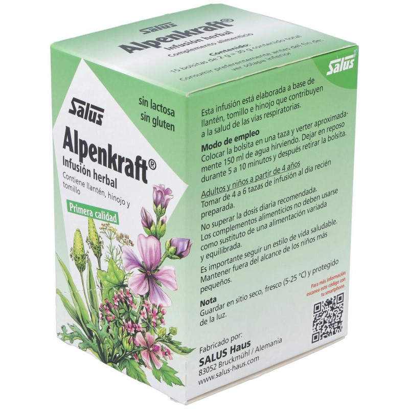 Floradix Alpenkraft 15 Sobres - Salus