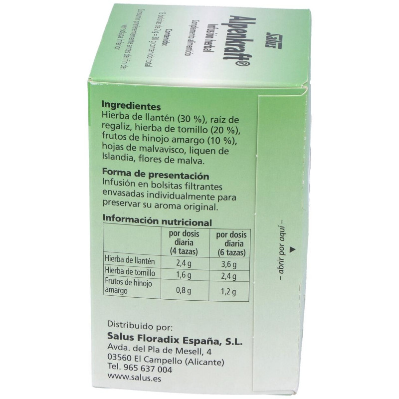 Floradix Alpenkraft 15 Sobres - Salus