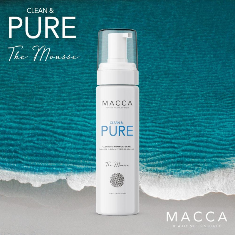 Clean y Pure Cleansing Foam Oily Skins 200ml - Macca
