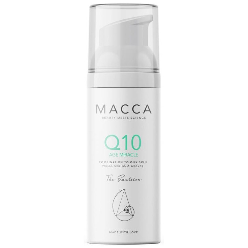 Q10 Age Miracle Emulsion Combination To Oily Skin 50ml - Macca