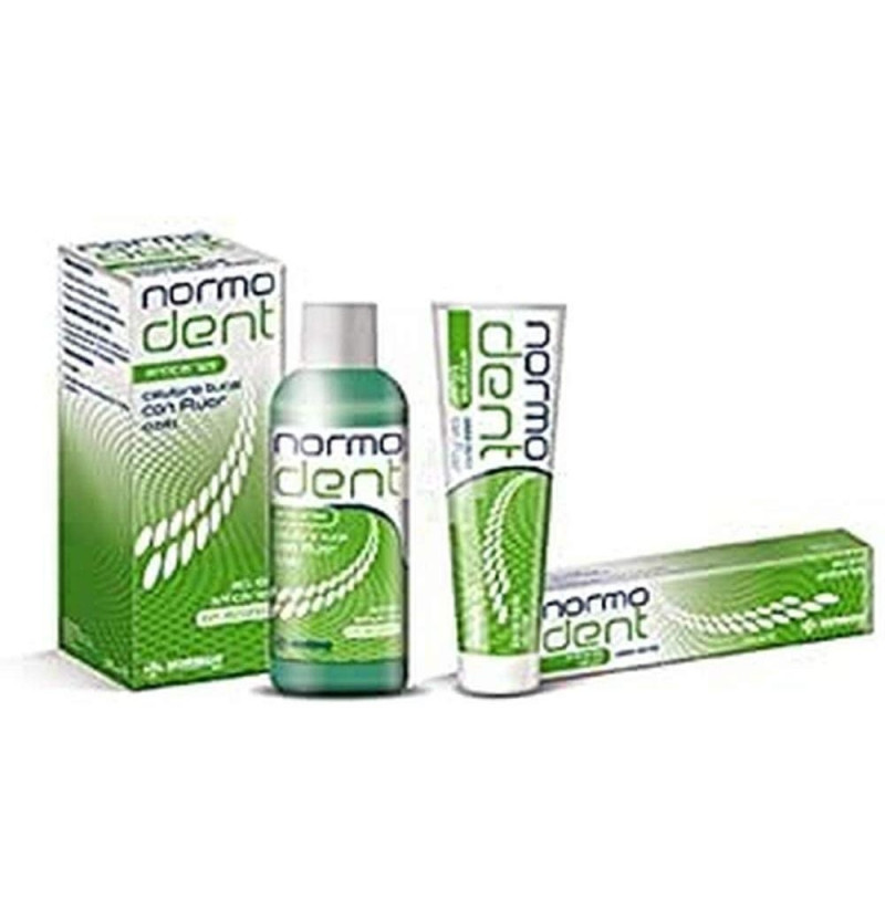 Normodent Anticaries Pack Colutorio / Pasta (1 Envase 500 Ml + 1 Envase 125 Ml)
