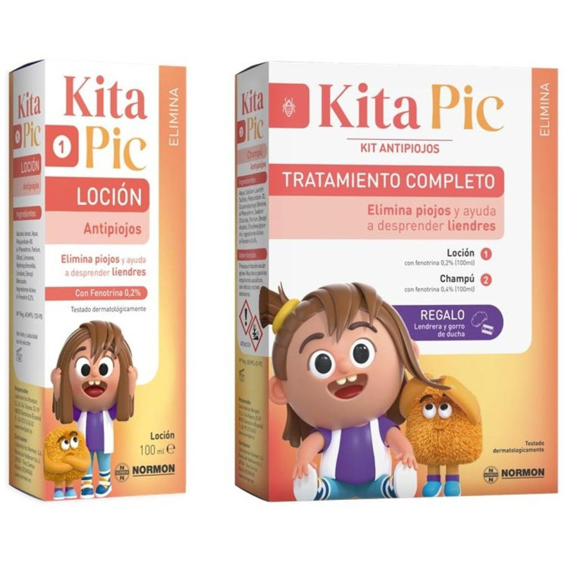 Kitapic Kit Tratamiento Total Antipiojos 100ml - Welnia