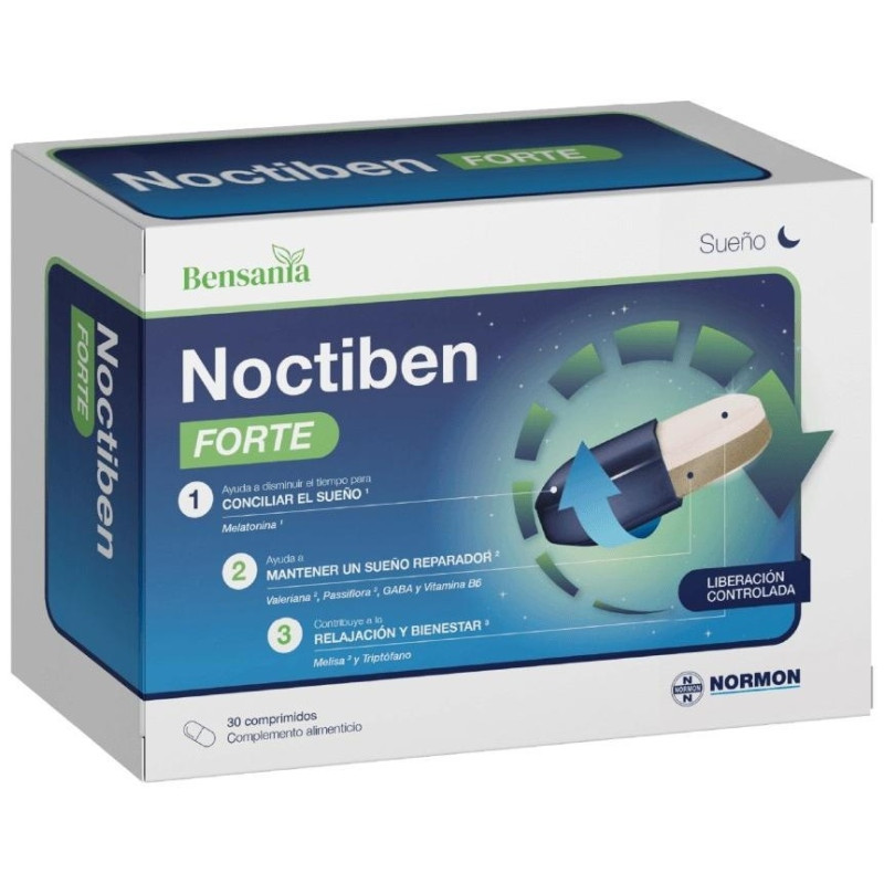 Normon Bensania Noctiben Forte 30 Comprimidos - Otras Marcas