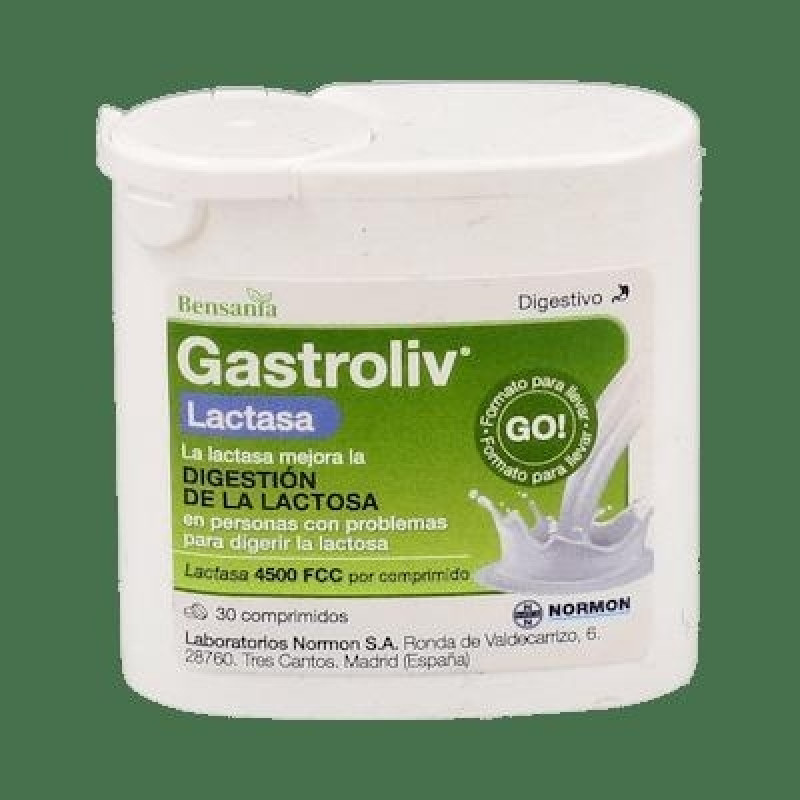 Normon Bensania Gastroliv Lactasa 30 Comprimidos - Otras Marcas