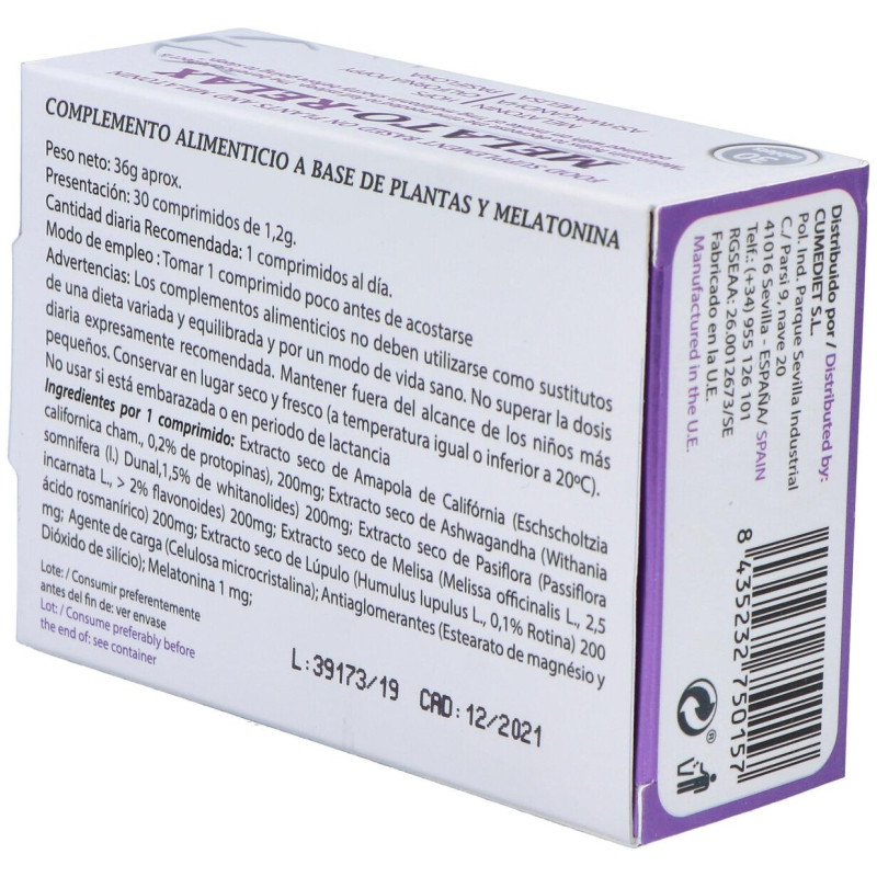 Melato Relax 30comp - Cumediet