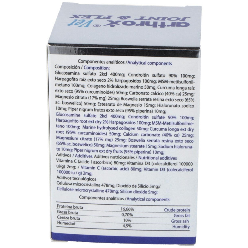 Arthrox Vet Joint y Flex 60comp. Veterinaria - Cumediet