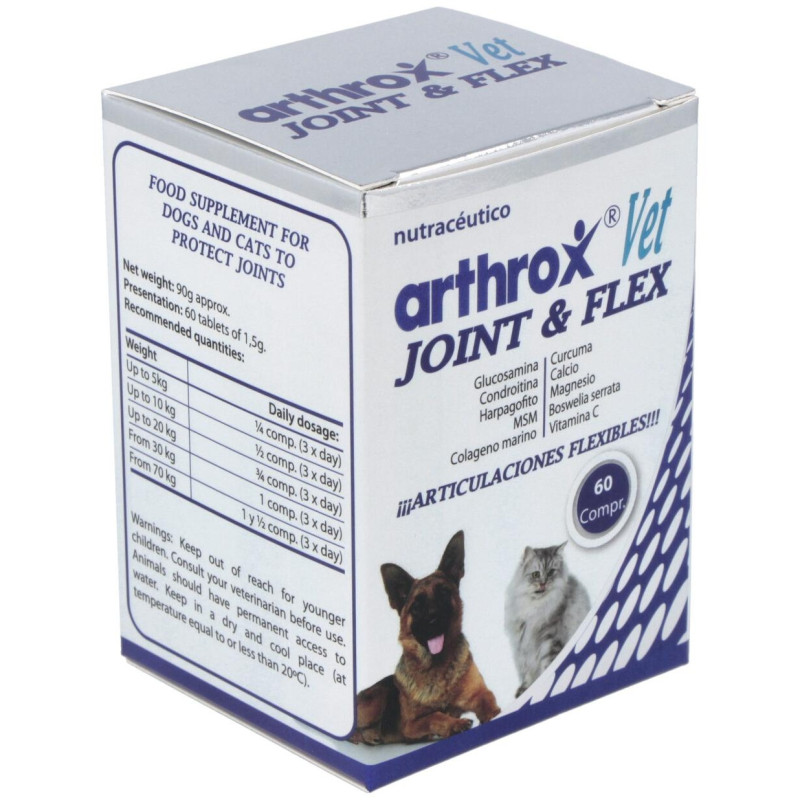 Arthrox Vet Joint y Flex 60comp. Veterinaria - Cumediet