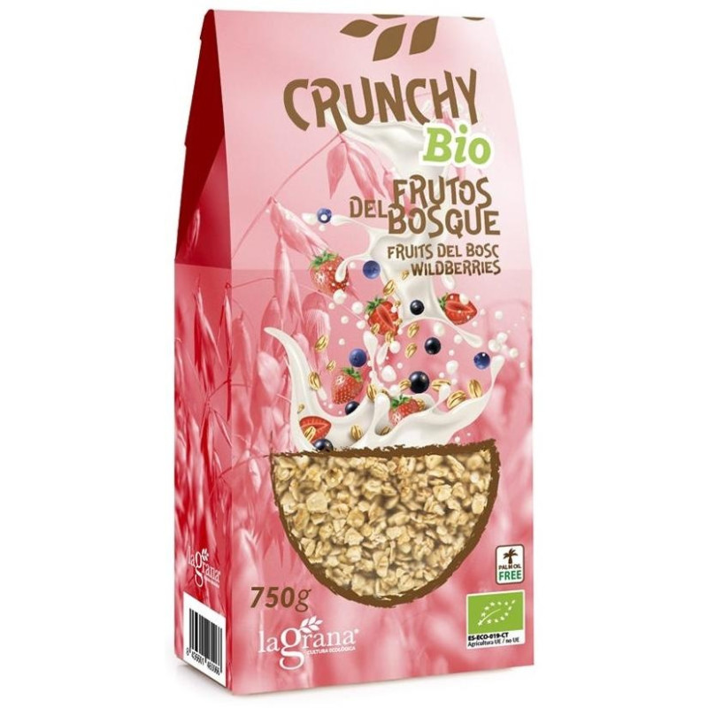 Crunchy Avena Frutos del Bosque Eco 375g - La Grana