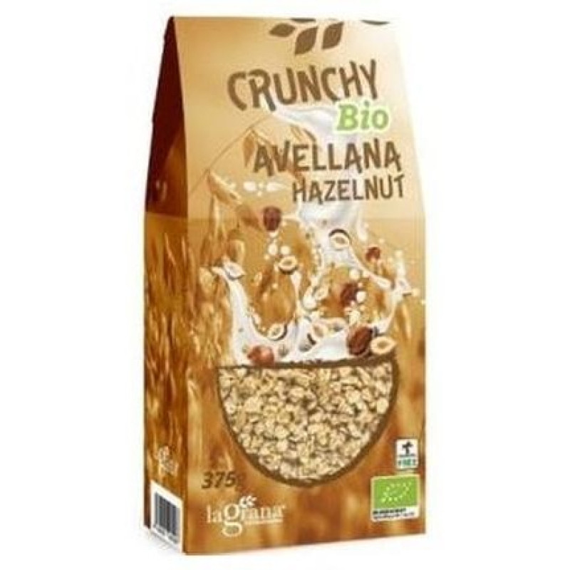 Crunchy Avena Avellana Eco 375g - La Grana