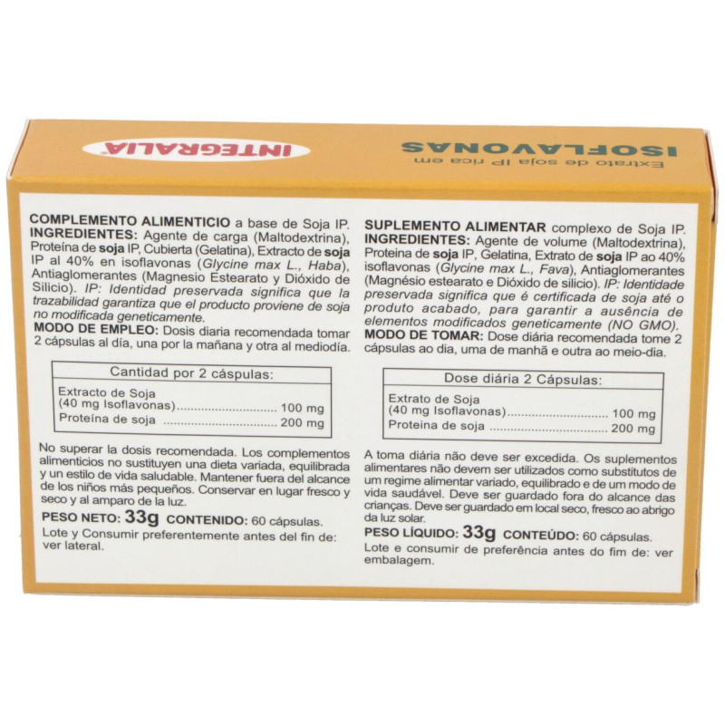 Integralia Isoflavonas Soja 60Caps