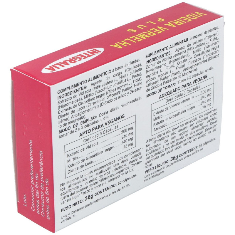 Vid Roja Plus 60caps - Integralia