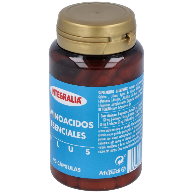 Aminoacidos Esenciales Plus 90caps - Integralia