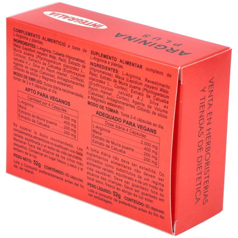 Arginina Plus 60caps - Integralia
