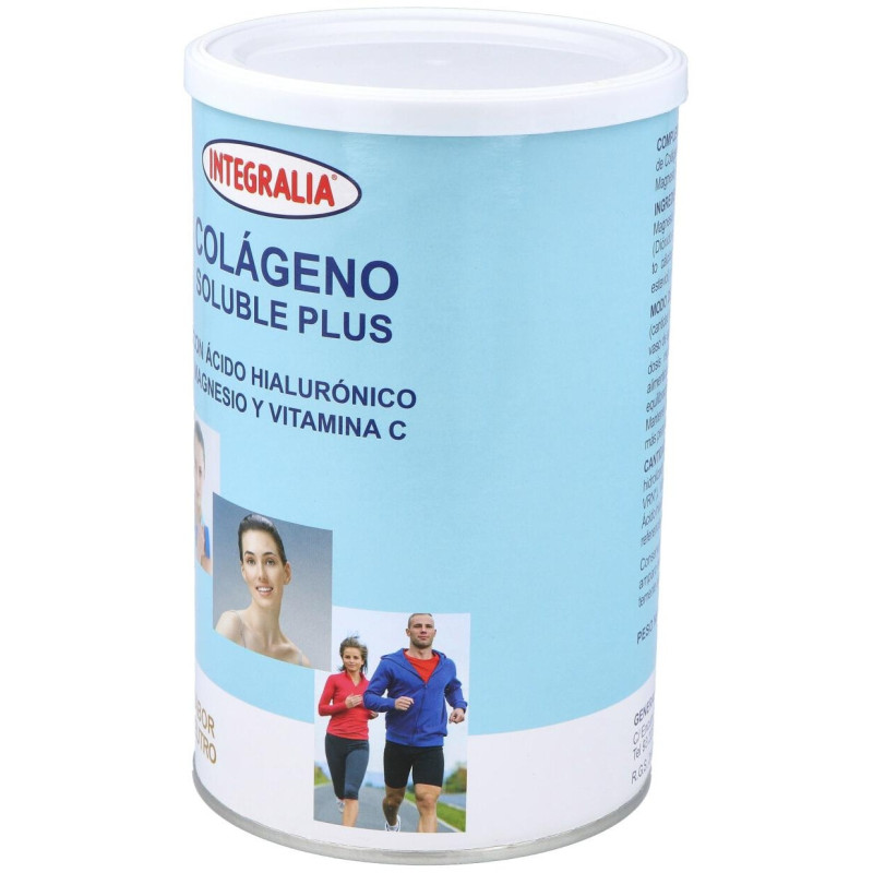 Integralia Colágeno Soluble Plus Hialurónico Magnesio Sabor Neutro 360G