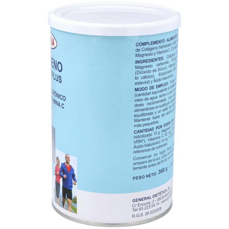 Integralia Colágeno Soluble Plus Hialurónico Magnesio Sabor Neutro 360G