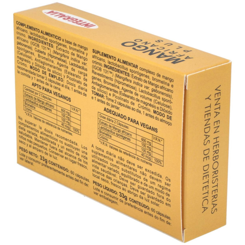 Integralia Mango Africano Plus 60Caps