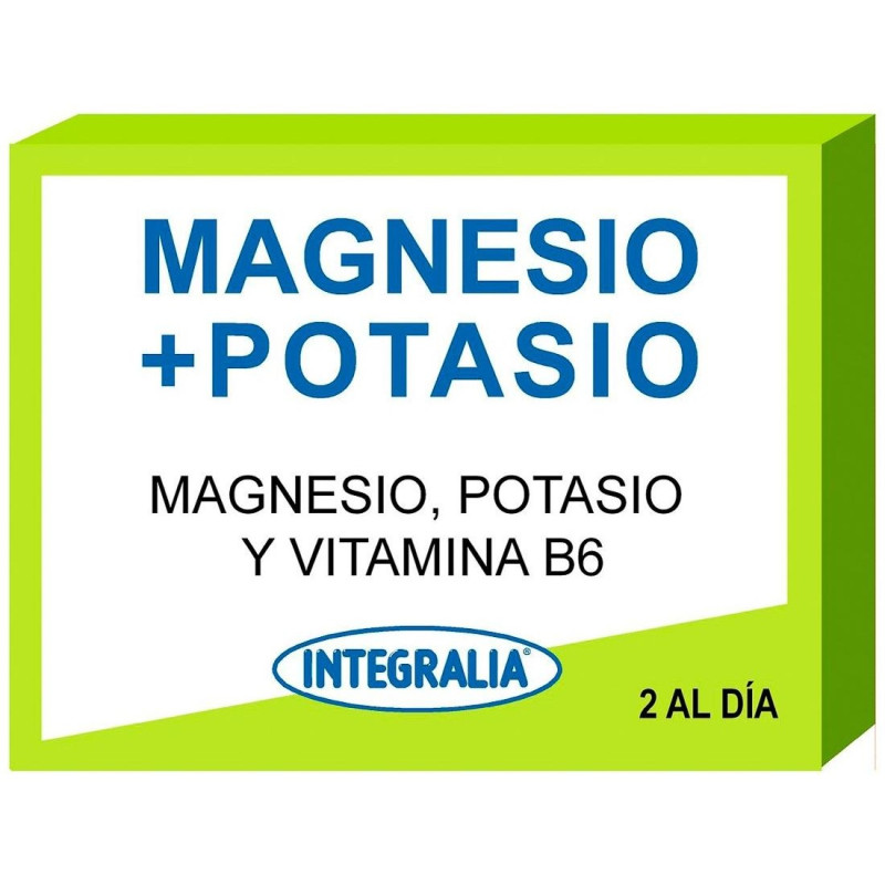 Suplemento de Magnesio, Potasio y Vitamina B6 60 Cápsulas - Integralia